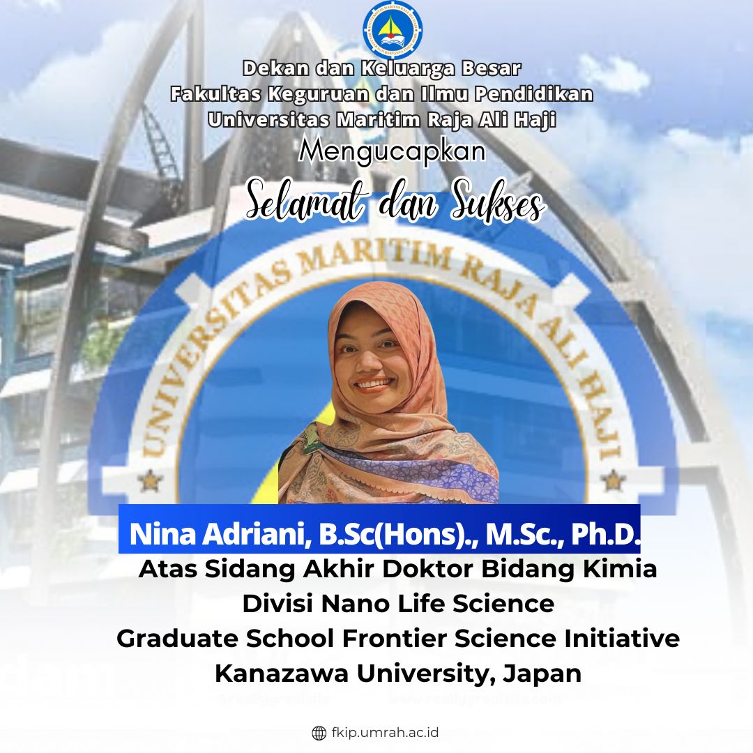 Read more about the article Ucapan Selamat dan Sukses Kepada Ibu Nina Adriani Atas Sidang Akhir Doktor Bidang Kimia