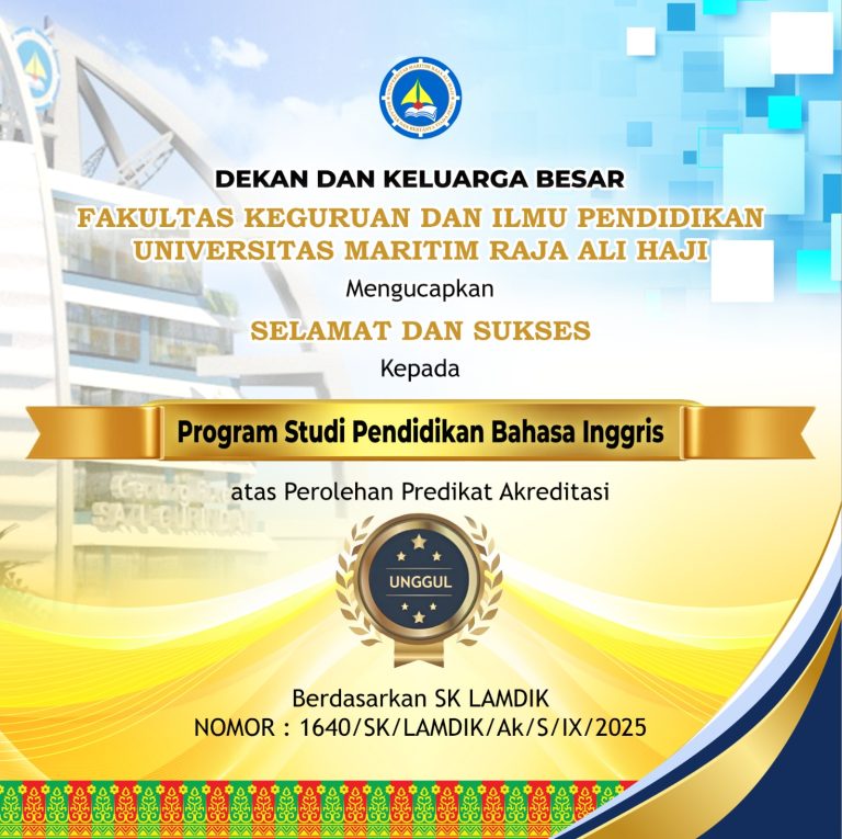 Program Studi Pendidikan Bahasa Inggris FKIP UMRAH Raih Akreditasi Unggul